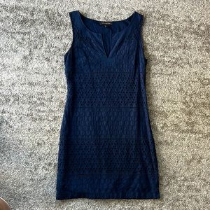 Banana Republic Crochet Navy Dress Size 2